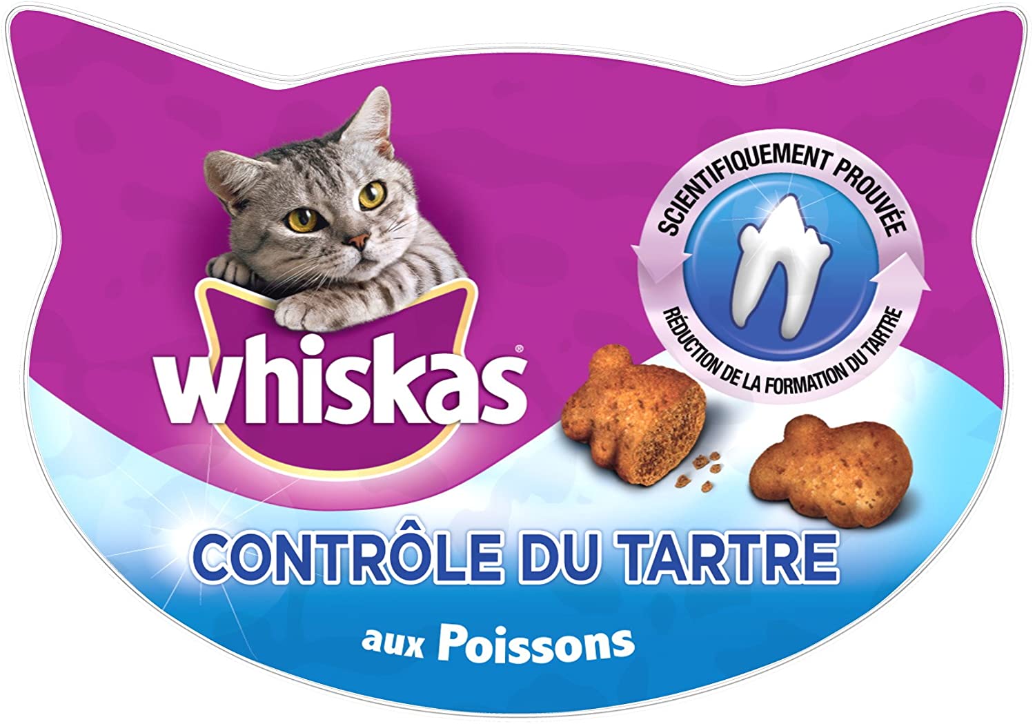  Whiskas Anti-Hairball de 60 g para bolas de pelo de uso diario para gatos (Pack de 8) 