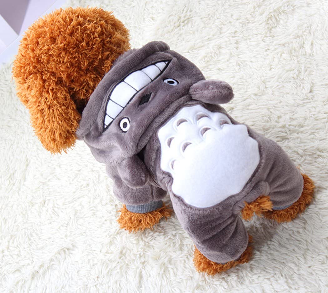  Xiaoyu cachorro cachorro perro mascota ropa de mascotas sudadera abrigo abrigo abrigo cachorro cachorro abrigo abrigo de invierno abrigo perrito traje de moda, gris, XS 