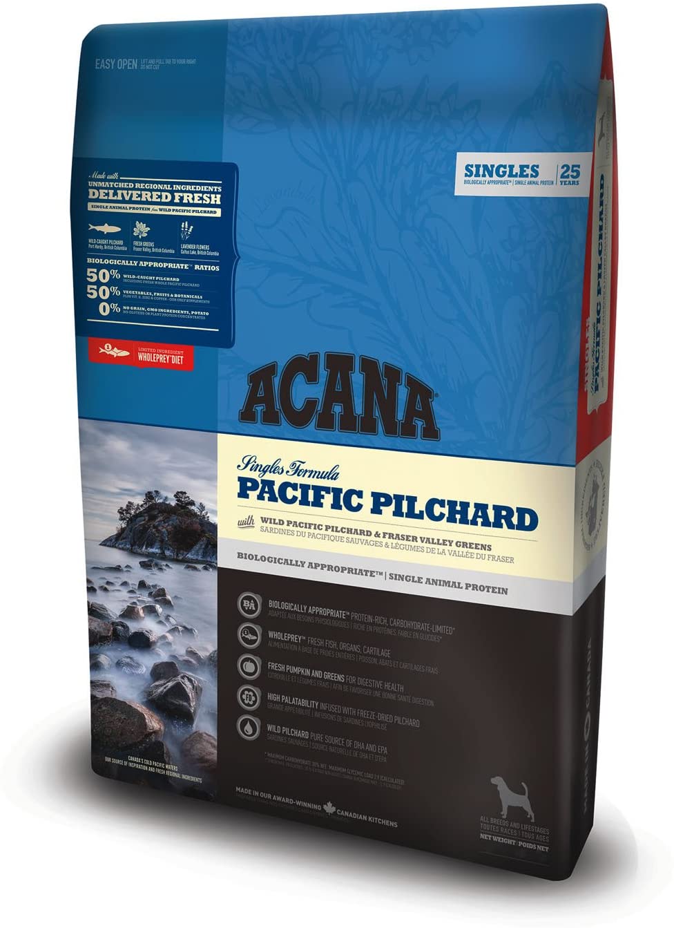  ACANA Pacific Pilchard Comida Para Perros - 11.4 KG 