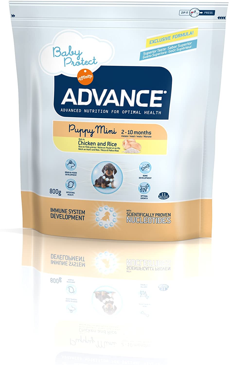  Affinity Advance - Pienso para Perros Cachorros Mini Advance Baby Protect Pollo y arroz 