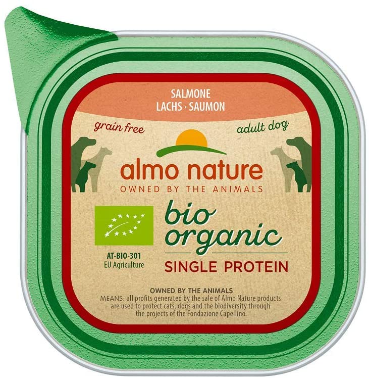  Almo Nature Bio Organic Single Protein Pollo 150 G - Alimento húmedo sin cereales Monoproteico para perros adultos 