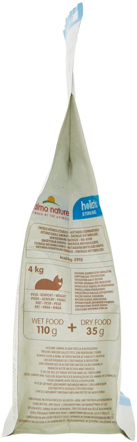  almo nature Cat Dry PFC Holistic Sterilized Buey, 400 g 
