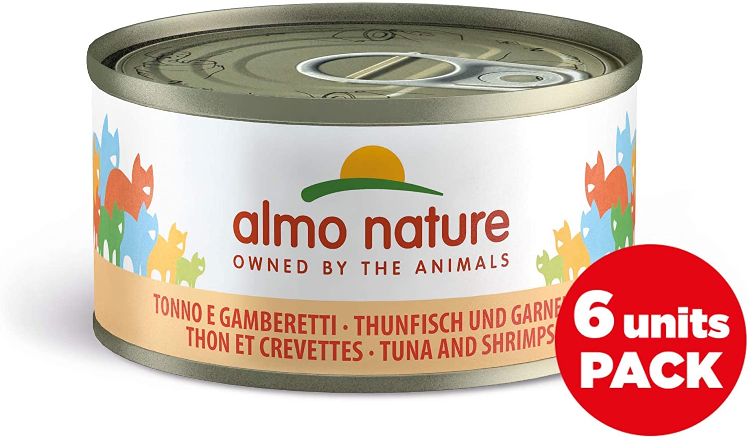 almo nature Legend Cat Tuna and Shrimps Mega Pack 6 x 70 g 