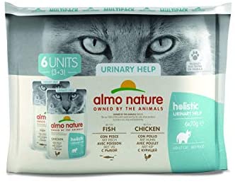 almo nature - Pack de Soporte urinario para Gatos (6 x 70 g) 