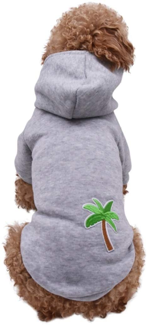  AMURAO Otoño Invierno Pet Hoodies Small Medium Dogs Coat Algodón Puppy Overol Disfraz Gato Ropa Trajes 