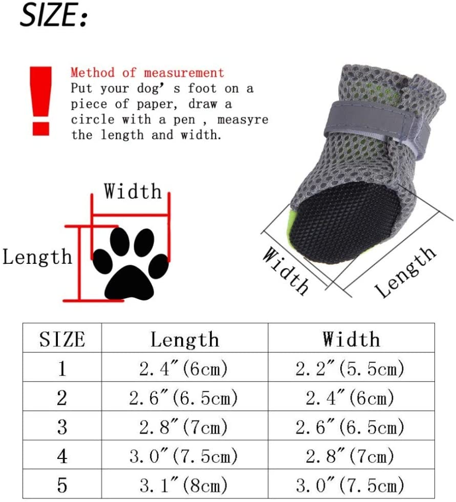  AMURAO Zapatos Impermeables para Mascotas Perros pequeños Gatos Antideslizantes Chihuahua Yorkie Botas Gruesas para Perros de Nieve Calcetines 