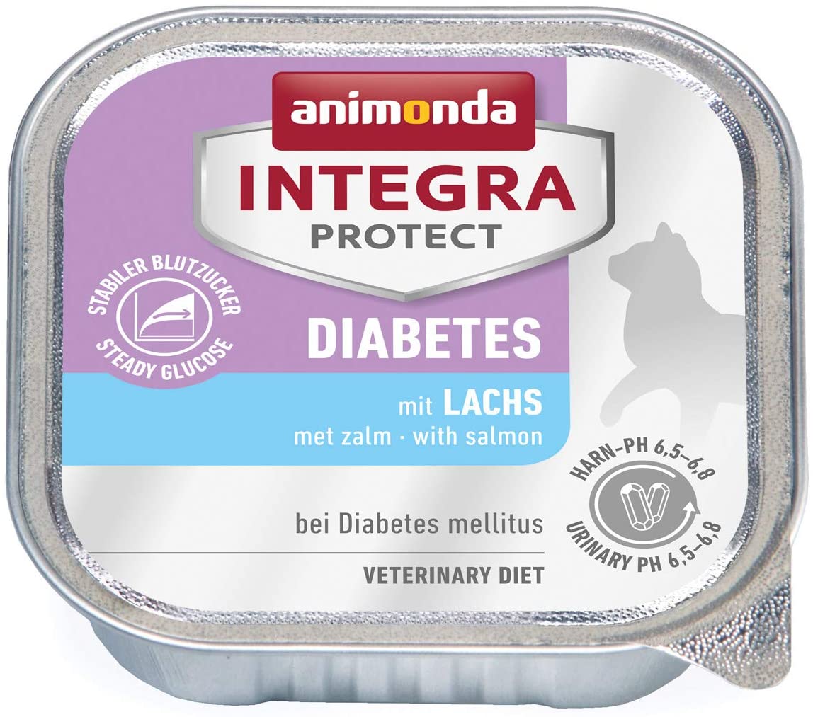 Animonda Integra Protect 86689, Diabetes Dieta Comida húmeda con conejo para gatos con diabetes 