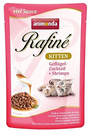  animonda Rafiné Comida para Gatos Kitten, alimento húmedo para Gatos en Crecimiento, Diferentes sabores, 12 x 100 g 
