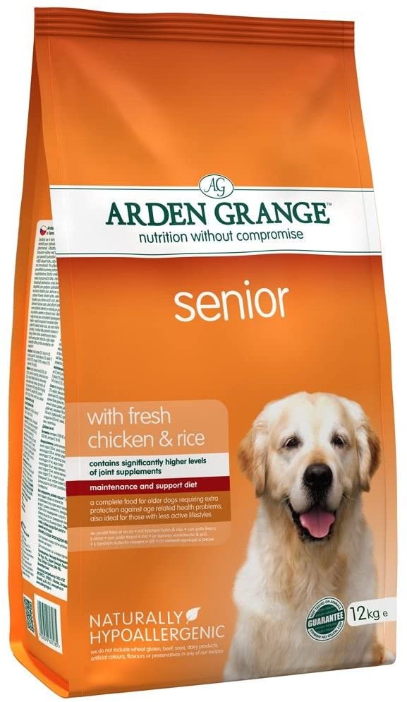  Arden Grange - Comida para perros secos para pollo y arroz 