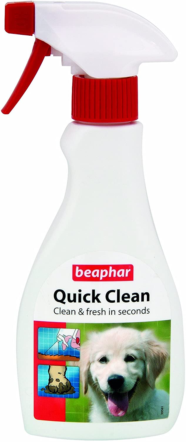  Beaphar - Spray Limpiador Quick Clean Dog, 250 ml 