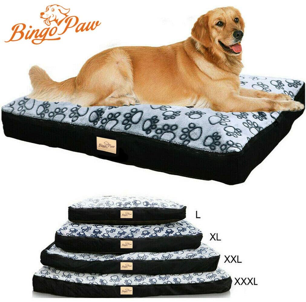  BingoPaw Cama para Perros Grandes 135 x 100 x 10cm Sofá Impermeable y Lavable con Cojín Extraíble Cómoda Casa para Mascotas Perros Gatos Tamaño XXXL 