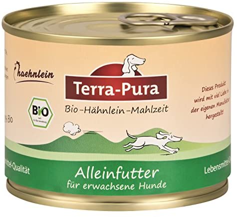  Bio de hähnlein comida para perros 200 g lata X 24 Terra pura 