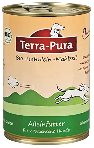  Bio de hähnlein comida para perros 400 g lata X 12 Terra pura 