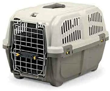  biozoo - TRANSPORTIN SKUDO 55X36X35 CM para Perros Gatos Mascotas 
