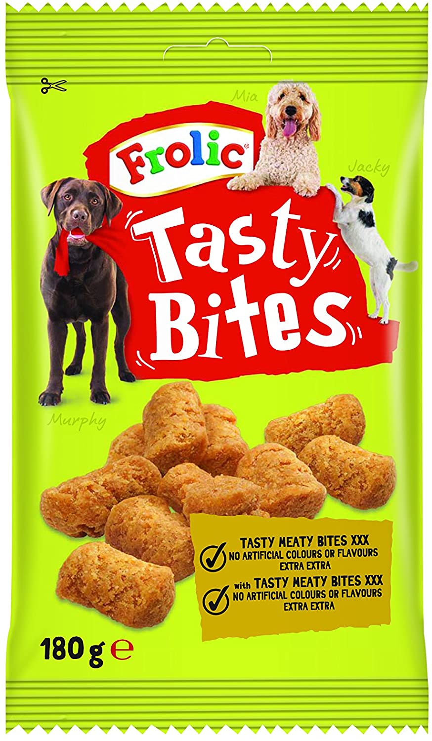  Bolsita de 180g de Tasty Bites para perros | [Pack de 11] 