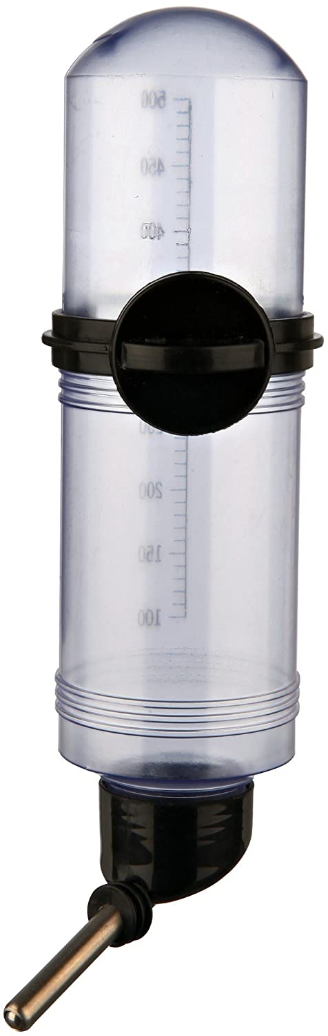  Botella bebedero con tornillo fijador, 500 ml, 1 unidad, color surtido 