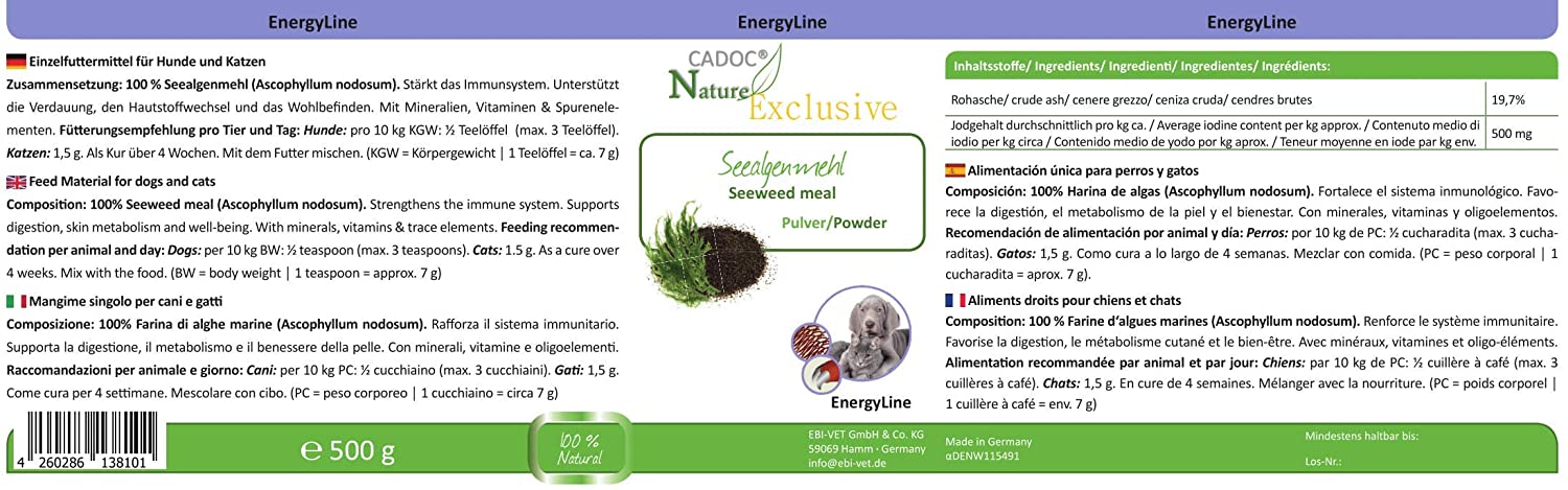  Cadoc - Nature Exclusive Harina de algas 