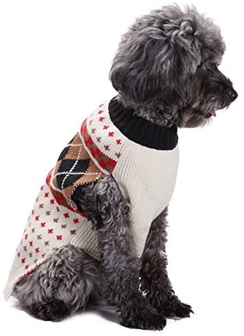  Cara Mia Dogwear - Abrigo para Perros (Talla pequeña), Color Verde y Rojo 