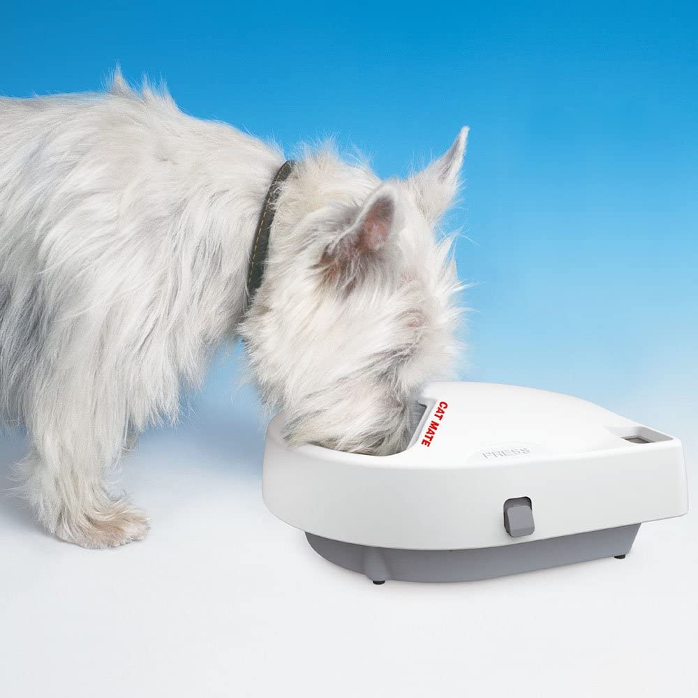  Cat Mate C300 - Comedero automático de 3 Comidas para Mascotas con Temporizador Digital para Gatos y Perros pequeños 