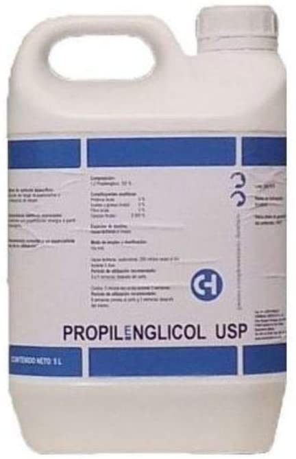  CHEMICAL IBERICA PROPILENGLlCOL USP Pienso Complementario Líquido para Vacas y Ovejas Tratamiento Acetonemia y Convalecencia de Cetosis (1 L) 
