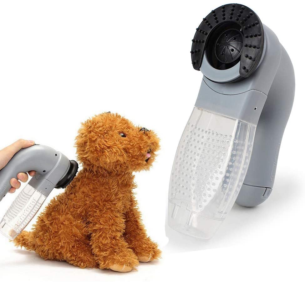  Chuanglan Aspiradora eléctrica para Mascotas, para Eliminar el Pelo de Mascotas, para Perros y Gatos 