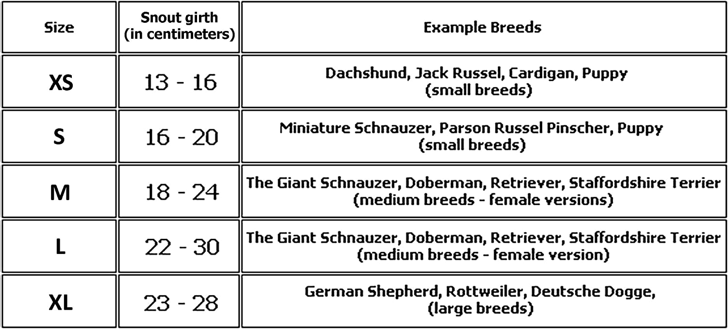  DINGO 16777 - Bozal de Nailon para Perro Rottweiler, Deutsche Dogge, Pastor alemán, Razas Grandes 