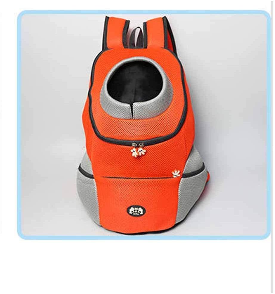  DUANYR-Pet Backpack Mochila para Perro, portátil, Exterior, Bolsa de Viaje, diseño con Doble Correa, Bolsillo Delantero para Bicicleta de Perro pequeño, Senderismo, Exterior 