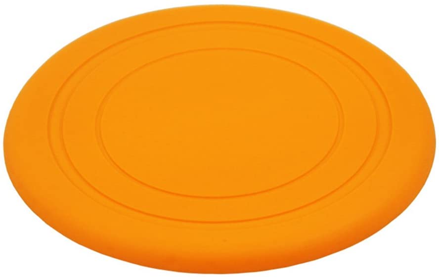  Ecloud Shop® 2pcs Pet Frisbee Perro de Juguete Frisbee Suave Pet Training Dog Training Frisbee Table Pad (Color al Azar) 