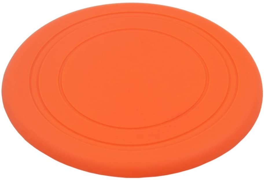  Ecloud Shop® 2pcs Pet Frisbee Perro de Juguete Frisbee Suave Pet Training Dog Training Frisbee Table Pad (Color al Azar) 