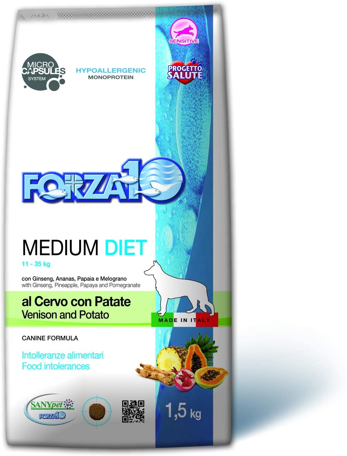  FORZA F10 Perro Medium Diet Ciervo/Patatas kg. 1.5 