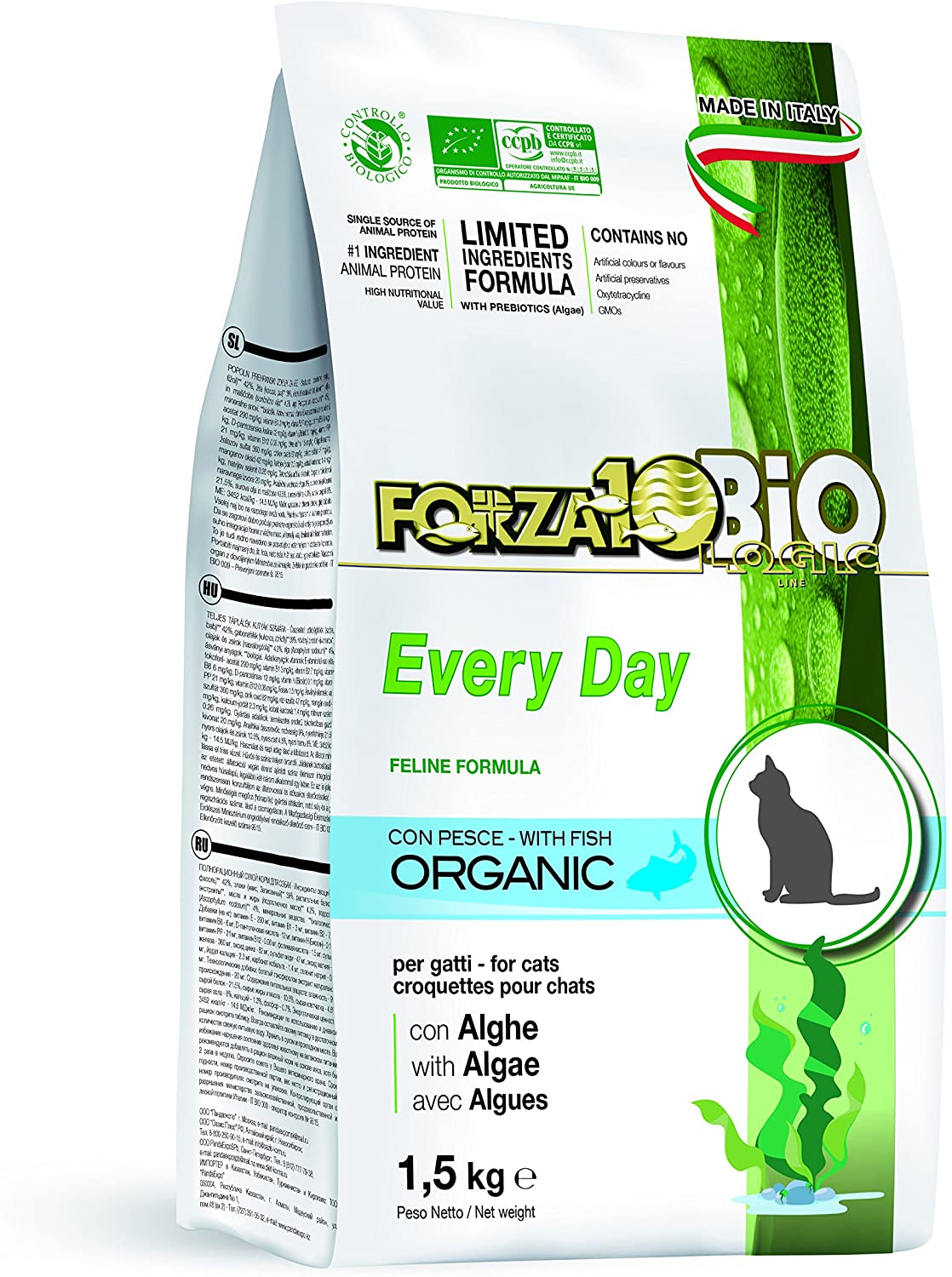  Fuerza 10 – Everyday Pescado y Algas Bio 1,5 kg. – Cat 