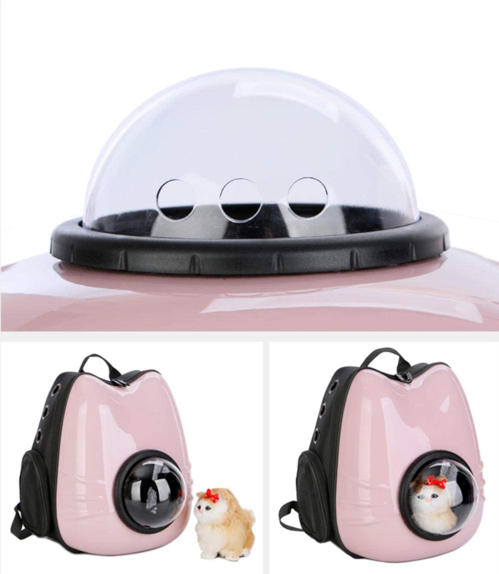  Fuqiang Mochila para Gato Mochila para Gato Bolsa de Hombro Bolsa para Mascotas-Girlish Pink_Four Piece Set Bolsa de Viaje para Perros 