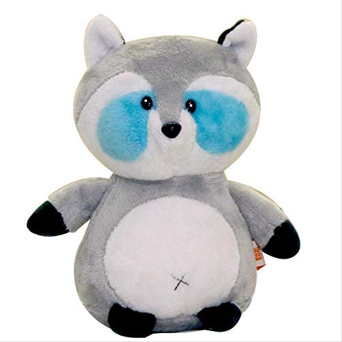  Gtrjin Peluche De Peluche, Animal De Peluche De 25 Cm Cute Little Raccoon Baby Christmas Toy para Niños, Regalo De Cumpleaños Pequeño Mapache Suave 
