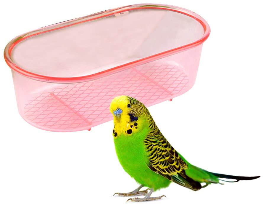  haia7k4k - Jaula de plástico Multifuncional para pájaros y Loros 