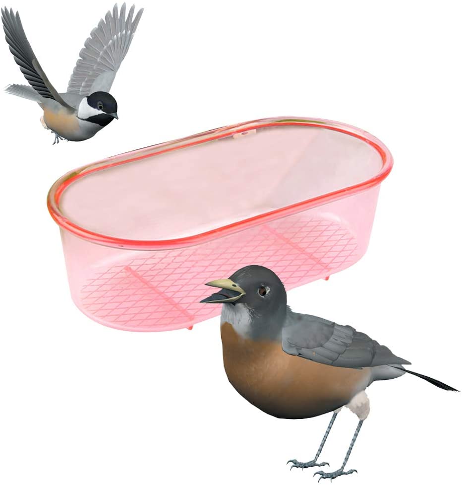  haia7k4k - Jaula de plástico Multifuncional para pájaros y Loros 