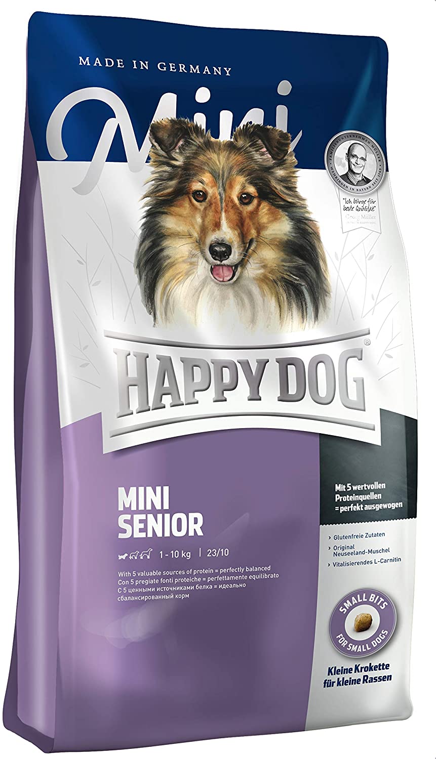  Happy Dog Mini Senior Comida para Perros - 1000 gr 