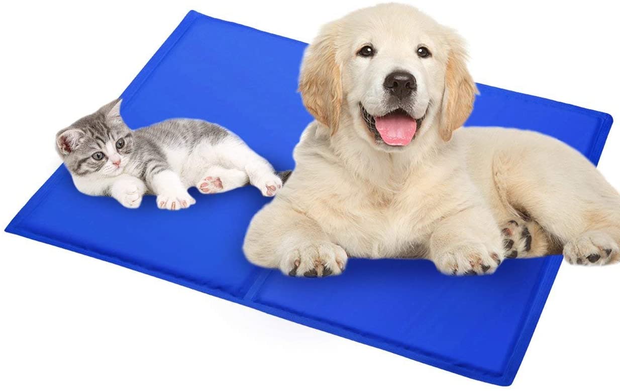  HEQUN Manta Refrigerante para Perros Manta Enfriador para Mascotas Reduce la Sensación Térmica Corporal (50 x 40 cm) 
