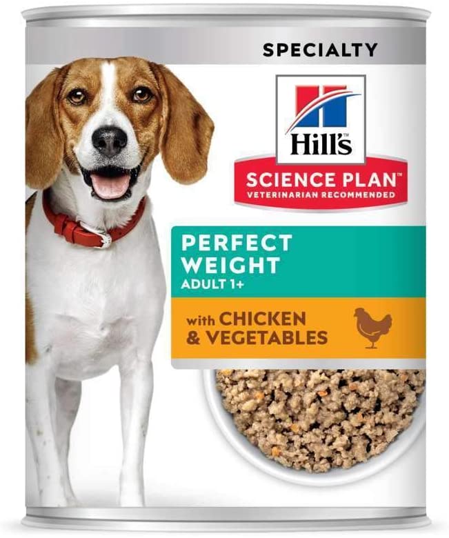  Hill's - Comida húmeda para Perros Adultos pequeños, medianos y Grandes Science Plan Weight Pollo 363 gr 