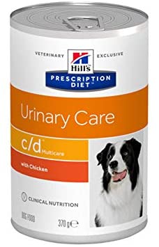  Hill's Prescription Diet C/D Canine para problemi urinari Alimento húmedo 12 latas de 370 g 