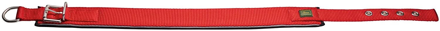  Hunter Collar de Neopreno Reflectante, para Perros, Rojo (Rojo/Negro), Tamaño 50, 39 - 46 cm, 45 mm 