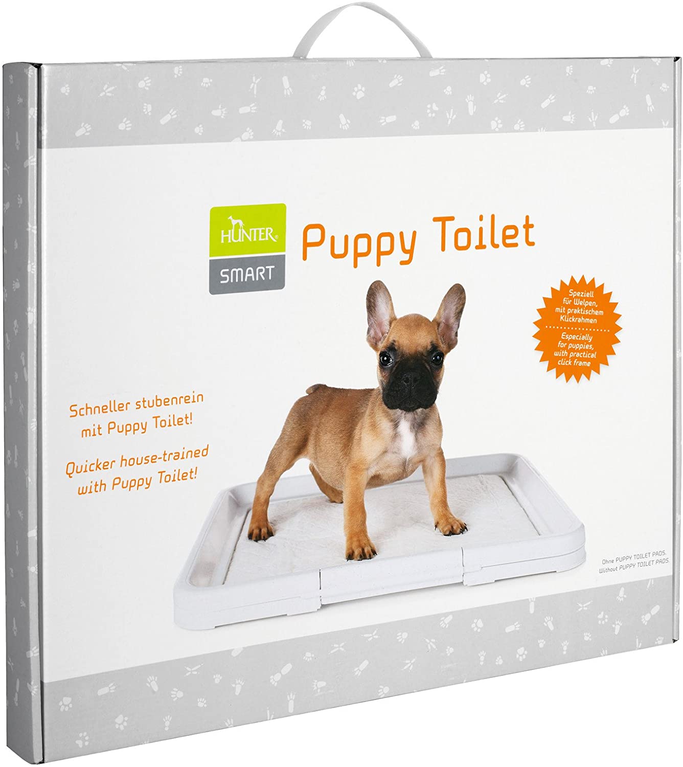  HUNTER Puppy Toilet, Cachorro Inodoro con klickra hmen para Puppy Pads EINLAGEN, 48 x 40 cm 