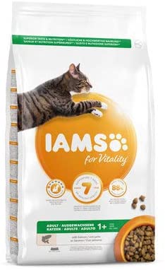  IAMS for Vitality Alimento para Gato Adulto con Salmón [1,5 kg] 