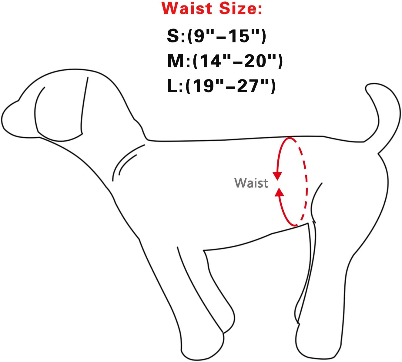  JoyDaog - Pañales para perro pequeño para hembras reutilizable, de primer calidad cachorros 