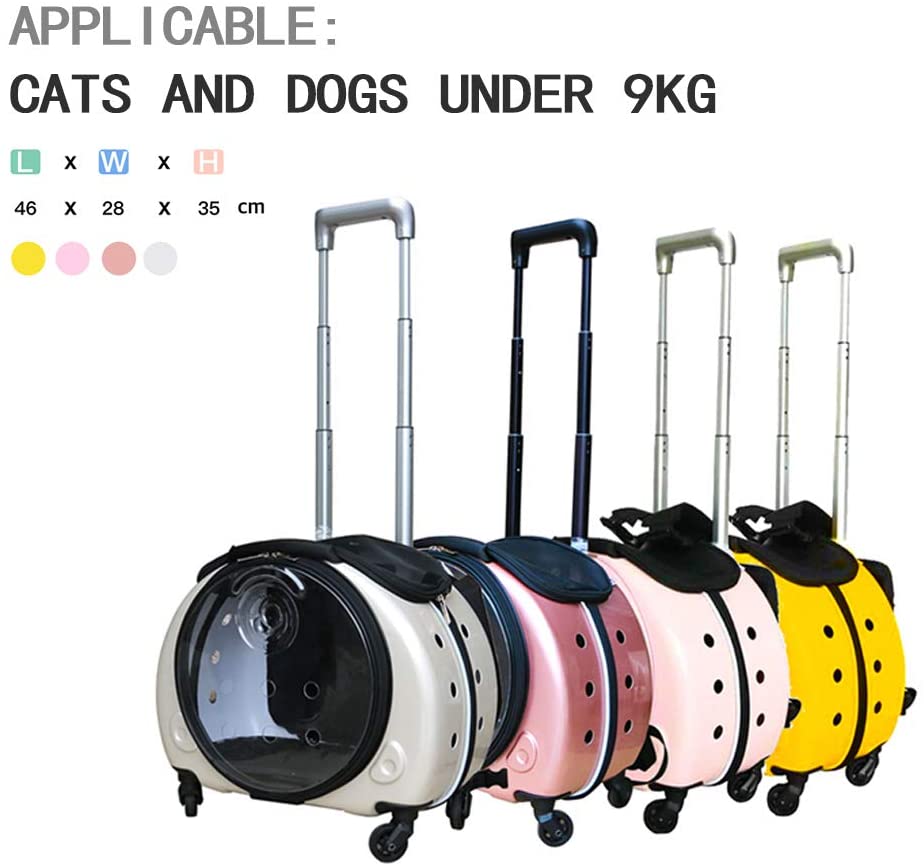  JWD Caja De Transporte De Mascotas con Trolley: De Conformidad con Los Requisitos De IATA para El Transporte De Animales Vivos 