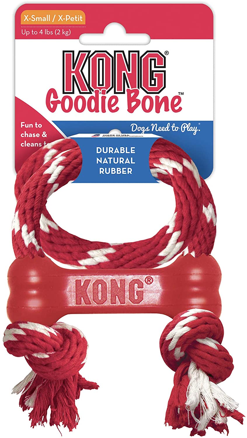  KONG Goodie Bone con Cuerda Extra Pequeño 