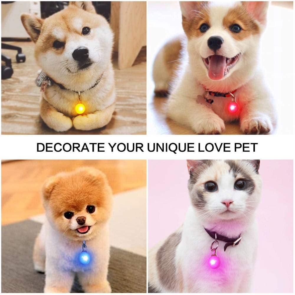  LAAT Luz LED para Mascotas Colgante Anti-perdido Led luz Perro Collar de Mascota 