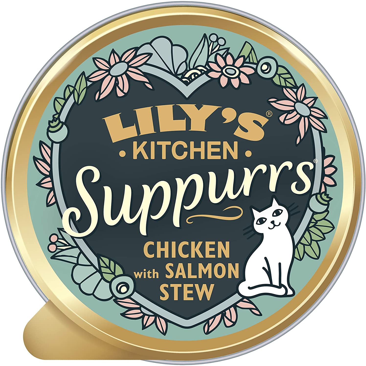  Lily's Kitchen Suppurrs - Pollo con salmón Mojado para Gato 