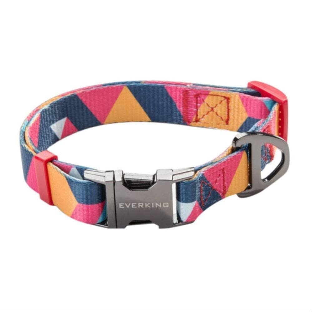  LMDZSW Nylon Dog Pet Collar y Correa Set Accesorios de Viaje para Caminar Puppy Dog Leash S como se Muestra en la Imagen 
