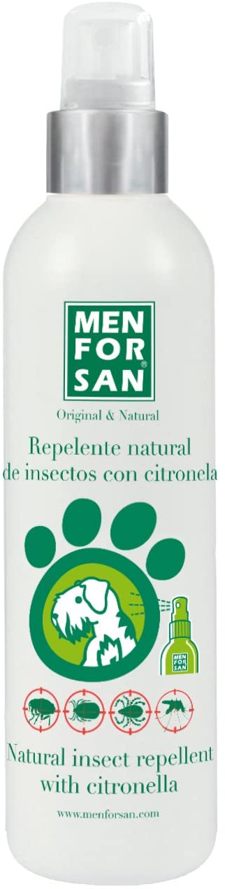  MENFORSAN Repelente Natural de Insectos con citronela Perros - 250 ml 