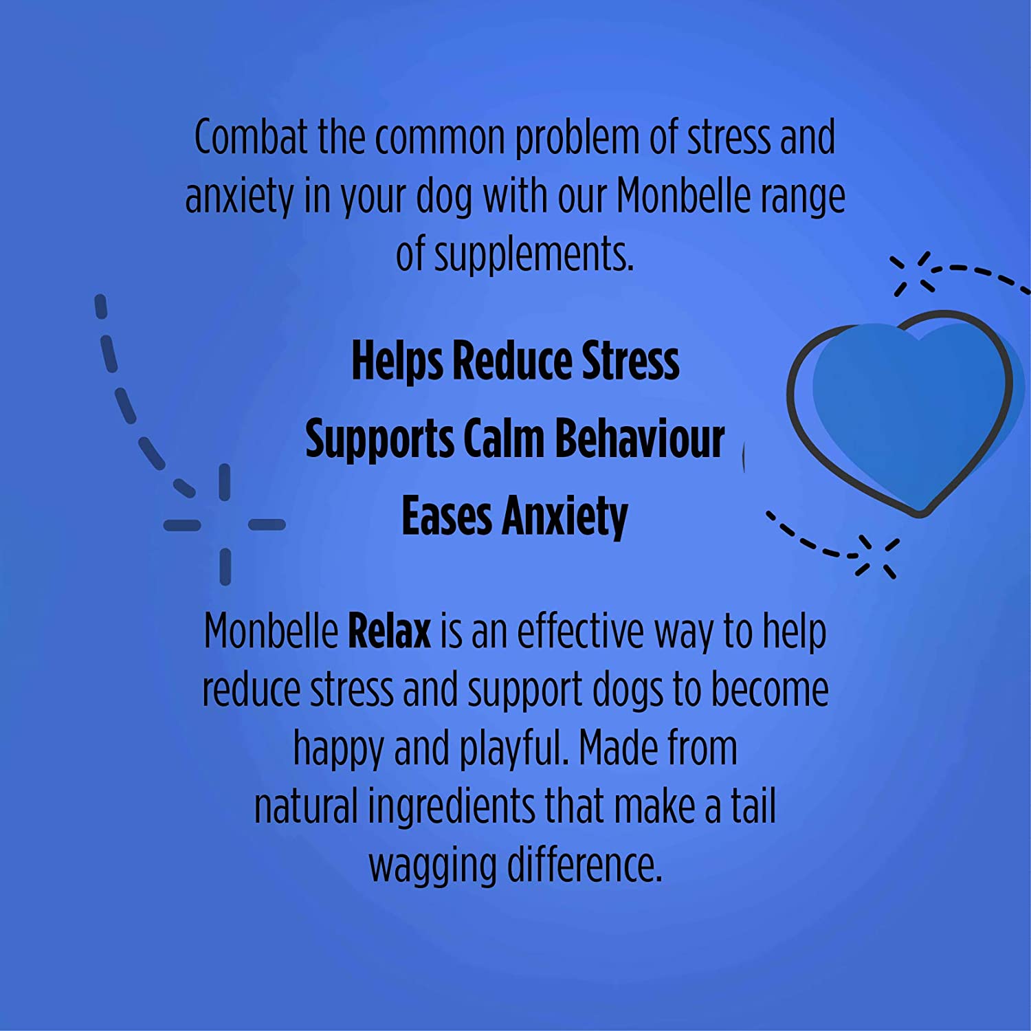 Monbelle Relax, 120 Tabletas | Ayuda a Calmar Perros Estresados o Nerviosos | Motiva el Comportamiento Calmado | Avalado por Veterinarios 